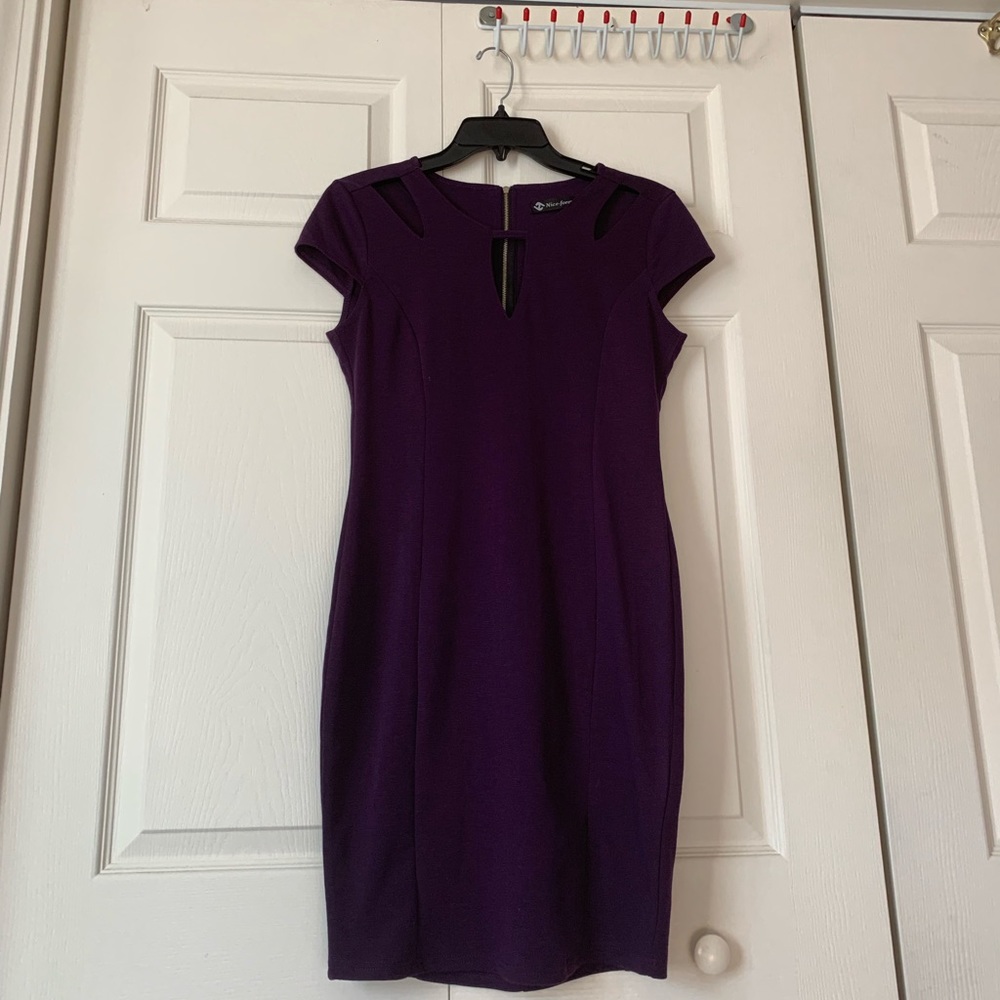 Purple sheath mini